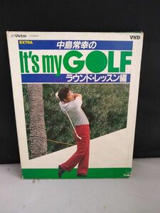 R4732　VHD・ビデオディスク　中島常幸のIT'S my GOLF 　ラウンドレッスン編