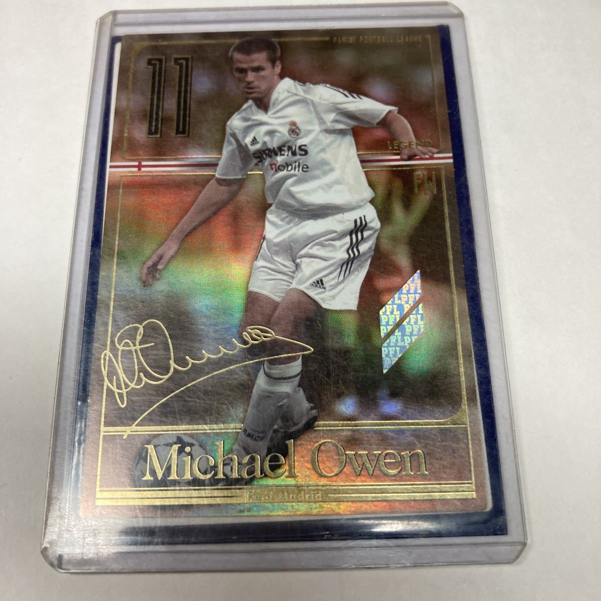 2022正規激安】 topps マイケル オーウェン 直筆サインカード