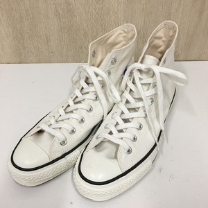 CONVERSE コンバース ホワイト ハイカットスニーカー MADE IN JAPAN キャンバス サイズUS8 メンズ 11