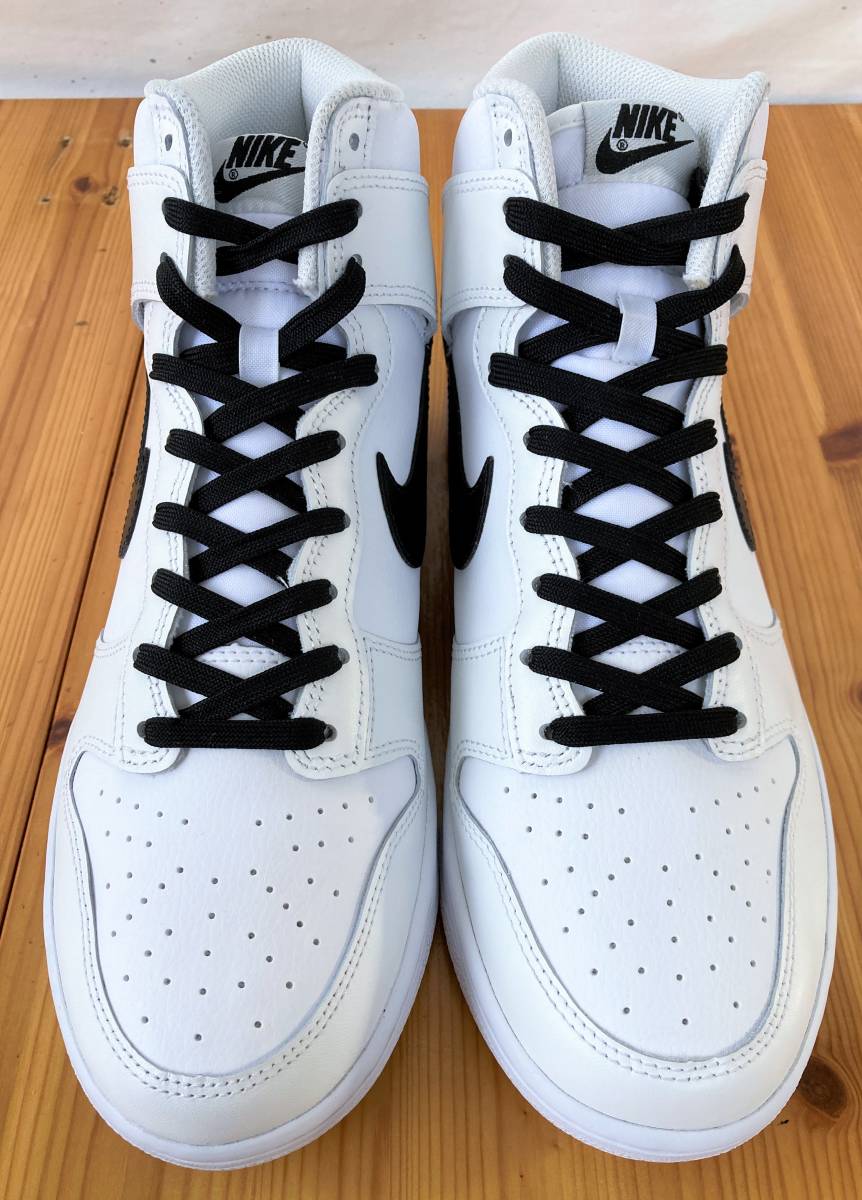 nike dunk high(2022)ナイキ名作バッシュ大人気パンダカラー最新復刻クリーニング済極美品