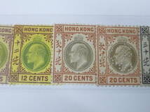 22SE　A　№29　香港切手　1903年　SC#71-80の内　計9種 20枚　未使用OH・VF　【SC評価 $662】_画像6