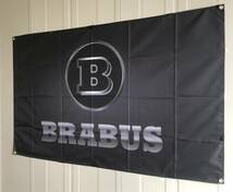 ★ガレージ装飾仕様★ BRABUS BR07 ベンツ最大フラッグ ベンツ旗 ガレージ雑貨 Mercedes Benz ベンツフラッグ ブラバス旗 メルセデスベンツ_画像5