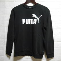 A538 ◇ PUMA | プーマ　スウェット　黒　中古　サイズ１６０_画像1