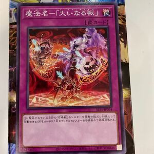 遊戯王　SLF1-JP034　ノーマル　魔法名-「大いなる獣」　SELECTION 5