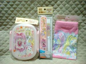 * sweet Precure lunch box & bento bag & chopsticks & chopsticks box new goods prompt decision go in . go in .*