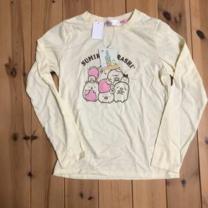 新品 160㎝　すみっコぐらし 長袖Tシャツ　しろくま ぺんぎん? ねこ とかげ とんかつ えびふらいのしっぽ スウェットシャツ 女の子