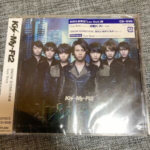 初回生産限定B （Luv Sick盤） （取） Kis-My-Ft2 CD+DVD/SNOW DOMEの約束/Luv Sick 