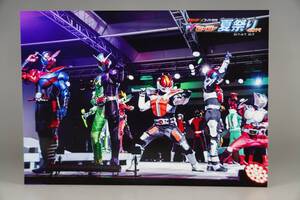 2019年 Wヒーロー夏祭り イベント会場 限定品 仮面ライダーW 電王 ビルド カブト 龍騎 V3 2L ブロマイド スチール 特写写真 サイン 佐藤健