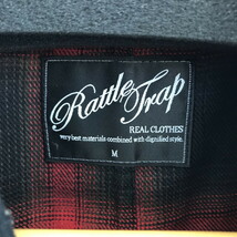 Rattle Trap ネルチェックシャツジャケット メンズ M0593FBC101 レッド 表記サイズ：M [jgg]_画像4