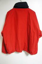 正規 90s NAUTICA ノーティカ CHALLENGE J-CLASS ビンテージ 袖刺繍 セーリング ナイロン リバーシブル ジャケット 赤 M 本物 306M_画像2