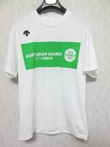 未使用 DESCENTE デサント Tシャツ 半袖 EAST ASIAN GAMES Team OSAKA 2001　メンズ L　irmri yg2388_画像1