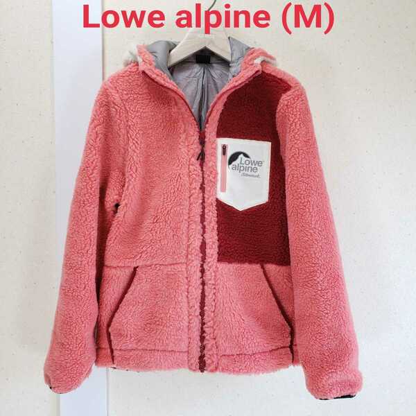 極上品◆Lowe alpine ロウアルパイン フリースジャケット/フリースマウンテンパーカー/登山/アウトドア(Mサイズ)ピンク系