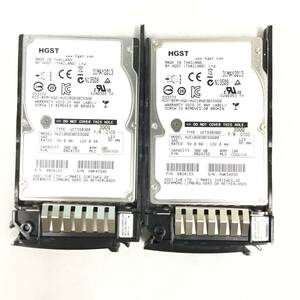 S40110492 HGST 300GB SAS 10K HDD 2.5インチ 2点【中古動作品】