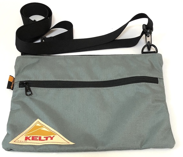 KELTY ケルティ ショルダーバッグ サコッシュ グレー　ポーチ 2211192