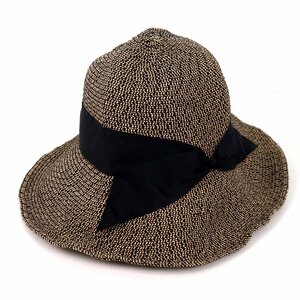  Natural Beauty Basic hat straw Hattori bon straw hat lady's FR size beige NATURAL BEAUTY BASIC