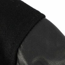 ハレ 中綿ブルゾン 袖切り替え ジャケット アウター ウール混 メンズ Lサイズ ブラック HARE_画像3