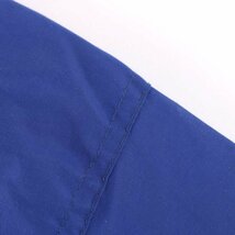 ジェリー ナイロンジャケット ハイネック 胸ポケット アウター ウィンドブレーカー レディース Mサイズ ブルー GERRY_画像4