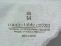 ☆ジーユー☆GU comfortable cotton☆長袖Tシャツ コットンTシャツ M　白　ホワイト_画像6