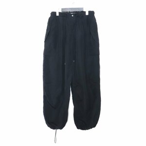 MARKA OVER PANTS pe/li weather cloth サイズ1 ブラック M20A-02PT01C マーカ オーバーパンツ