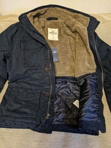 * new goods regular goods HOLLISTER Co. Hollister military jacket Twill Shirt Jacket M / Navy *