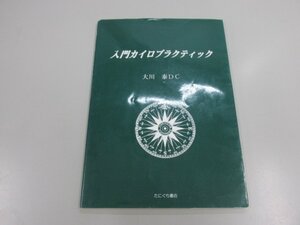 ★0.02　【入門カイロプラクティック　大川泰DC　たにぐち書店】136-02211