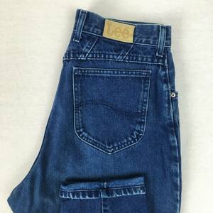 Lee Lee 305-5525 американский производства 90 годы 14PET конический высокий талия Denim джинсы Zip fly 