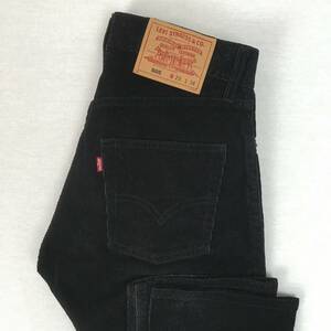 Levi's リーバイス 505 505-40 01年 コーデュロイ W29 L34 ブラック パンツ