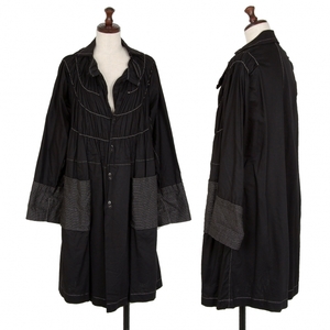  Toriko Comme des Garcons tricot COMME des GARCONSg Ritter gya The - stitch shirt coat black S [ lady's ]