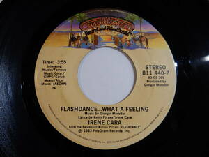Irene CaraFlashdance ... What A Feeling Casablanca US 811 440-7 200899 SOUL DISCO ソウル ディスコ レコード 7インチ 45