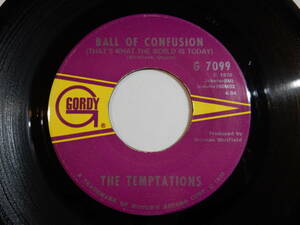 Temptations Ball Of Confusion (That's What The World Is Today) Gordy US G 7099 200935 SOUL ソウル レコード 7インチ 45
