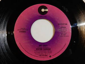 Sister Sledge My Guy / Il Macquillage Lady Cotillion US 47000 201007 SOUL DISCO ソウル ディスコ レコード 7インチ 45