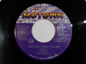 Rockwell Obscene Phone Caller / (Instrumental) Motown US 1731MF 201065 SOUL FUNK ソウル ファンク レコード 7インチ 45