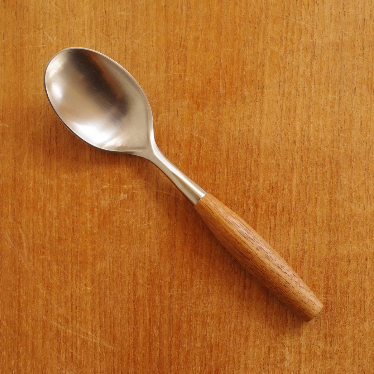 【ビンテージ】大スプーン DANSK IHQ カトラリー Fjord フィヨルド ダンスク JHQ ドイツ スプーン チーク Teak