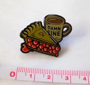 twin peaks pin pins ピンズ ツインピークス デヴィッド リンチ David Lynch twinpeaks カイル クーパー Kyle Cooper コーヒー good damn