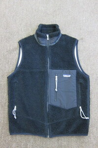 ★レア！2000年 USA製 patagonia レトロX ベスト XS ブラック×グレー 23044 CLASSIC RETRO X VEST