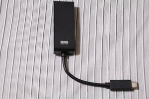 Gigabit対応 USB TypeC LANアダプタ　サンワサプライ LAN-ADURC ブラック