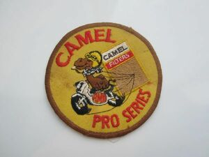 ビンテージ CAMEL PRO SERIES キャメル プロシリーズ タバコ ラクダ ロゴ ワッペン/刺繍 自動車 バイク 整備 レーシング 163