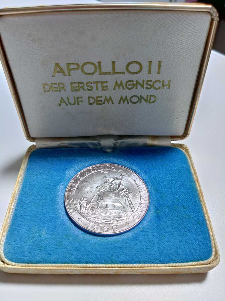 ヤフオク! -「アポロ11号記念メダル」(銀製) (金属工芸)の落札相場