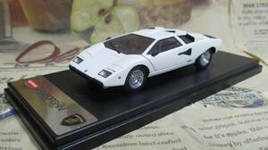 ☆レア絶版*開閉*京商/MR*1/43*Lamborghini Countach LP400 ホワイト≠BBR