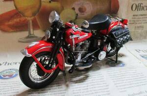 * ultra rare out of print * Franklin Mint * Harley *1/10*1948 Harley-Davidson Panhead FL red 