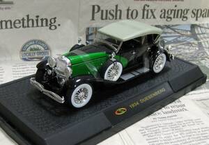 * распроданный *Signature Models*1/32*1934 Duesenberg J-Class Phaeton черный / зеленый ≠ Franklin Mint 