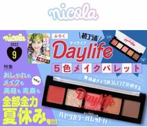 【nicola 2022年9月号付録】Daylife 5色メイクパレット（未開封品×2個セット）_画像4