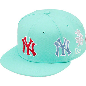 7 3/4 supreme yankees new era ヤンキース ニューエラ アクアグリーン 新品未使用