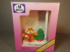 Garfield Garfield PVC figure attaching pen stand Christmas 