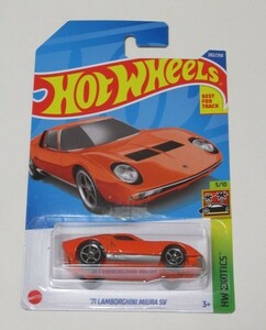 絶版HW　1971 ランボルギーニ ミウラ SV　オレンジ　新品未開封