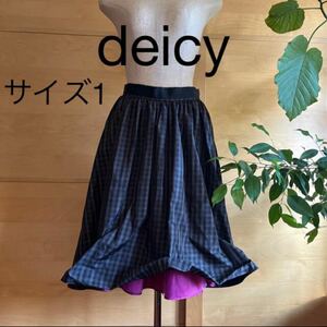 deicy サイズ1 チェックスカート