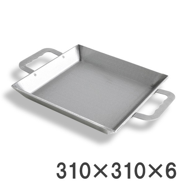 鍛冶屋謹製 調理用鉄鍋 310×310×46mm 日本製