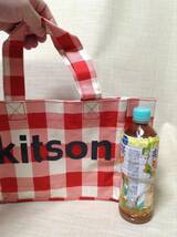 キットソン トートバッグ レッド(赤) チェック柄 【kitson/キットソン】 ショッピングバッグ,買い物袋_画像2