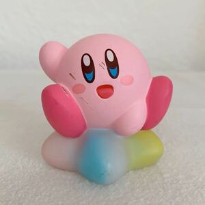 【レア】カービィー(ワープスター) 虹色Ver. 「星のカービィ Kirby Friends」ソフビフィギュア★高さ約６cm〈K7