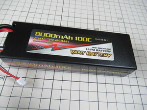 ■ お買い得.カー用リポバッテリーLiPo２S 7,4V ８０００ｍAh １００C 大容量 VANT Battery ラジコンカーLi-Po